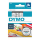 Dymo D1 Black on Clear 6mm x7m Tape