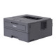 Brother HL-L2445DW Laser Printer, dark gray, compact design with vented side panel and paper tray.