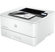 HP Laserjet Pro 4001dn white desktop laser printer with black accents and control panel visible.
