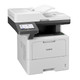 Brother MFC-L6720DW Mono Laser Printer, white and grey, with control panel and open top tray.