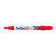 Artline 109002 Permanent Marker, red, Genuine Office Supply, with white and multicolor label.