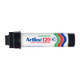 Artline 120 Permanent Marker 20mm Wedge Black (Box of 6)