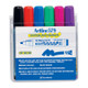 Artline 579 Whiteboard Marker 5mm Chisel Assorted (Wallet of 6)