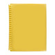 Marbig Clearview Refillable Display Book 20Poc Translucent Yellow (Box of 12)