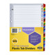 Marbig A4 Coloured Reinforced Dividers, 1-31 Tab, Genuine product packaging with plastic tab dividers.