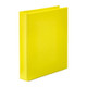 Marbig Clearview A4 38mm 2D Yellow Binder, Genuine product shown in a closed position.
