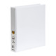 Marbig Clearview Insert Binder A4 38mm 4 D-Ring White