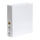 Marbig Clearview Insert Binder A4, 50mm, 4D, white, genuine product with label and barcode visible.