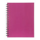Spirax 511 Hard Cover Book Pink Side Opening (Pack of 5)