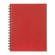 Spirax 512 Hard Cover Book A4 200 Page Red (Pack of 5)