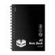 Spirax P570 PP Notebook A5 200 Page Black Side Opening (Pack of 5)
