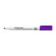 Staedtler Lumocolor whiteboard marker, purple, with white barrel and black text, tip and cap visible.