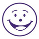 Staedtler Merit Stamp Smiley Face in blue, genuine product with smiling face design.