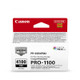 Canon PFI4100 black ink cartridge for imagePROGRAF PRO-1100 printer, genuine product packaging.