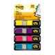 Post-It Mini Flags Bright Colours 12 x 45mm (Pack of 4, Box of 6)