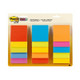 Post-It Super Sticky Notes, assorted colors, 180 pads, 76x76mm, packaged in a plastic case.