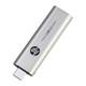 HP x796c 128GB USB 3.2 silver flash drive with dual Type-A and Type-C connectors.