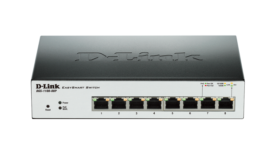D-LINKDGS-1100-08P PoE Switch