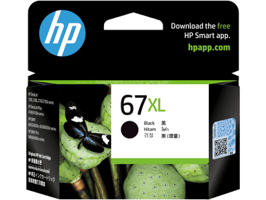 Genuine HP 67XL Black Ink Cartridge