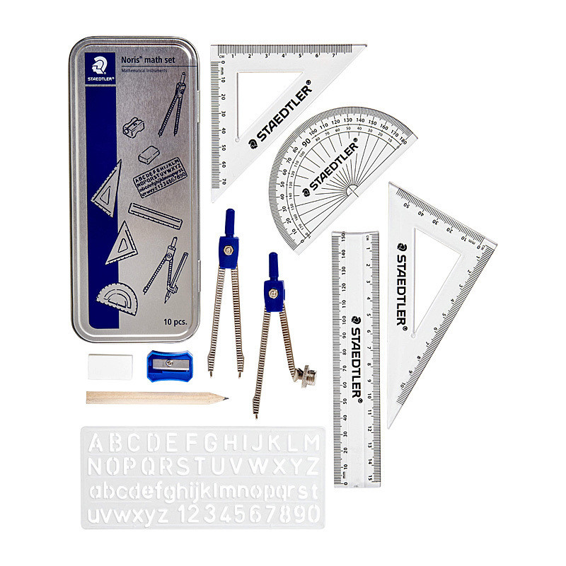 Staedtler Mars 10pc Maths Set – Genuine Essential Tools