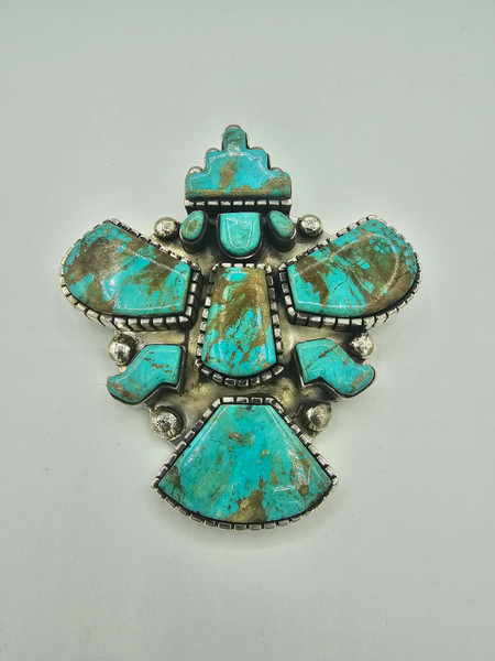 Zuni Knife-wing God Pendent