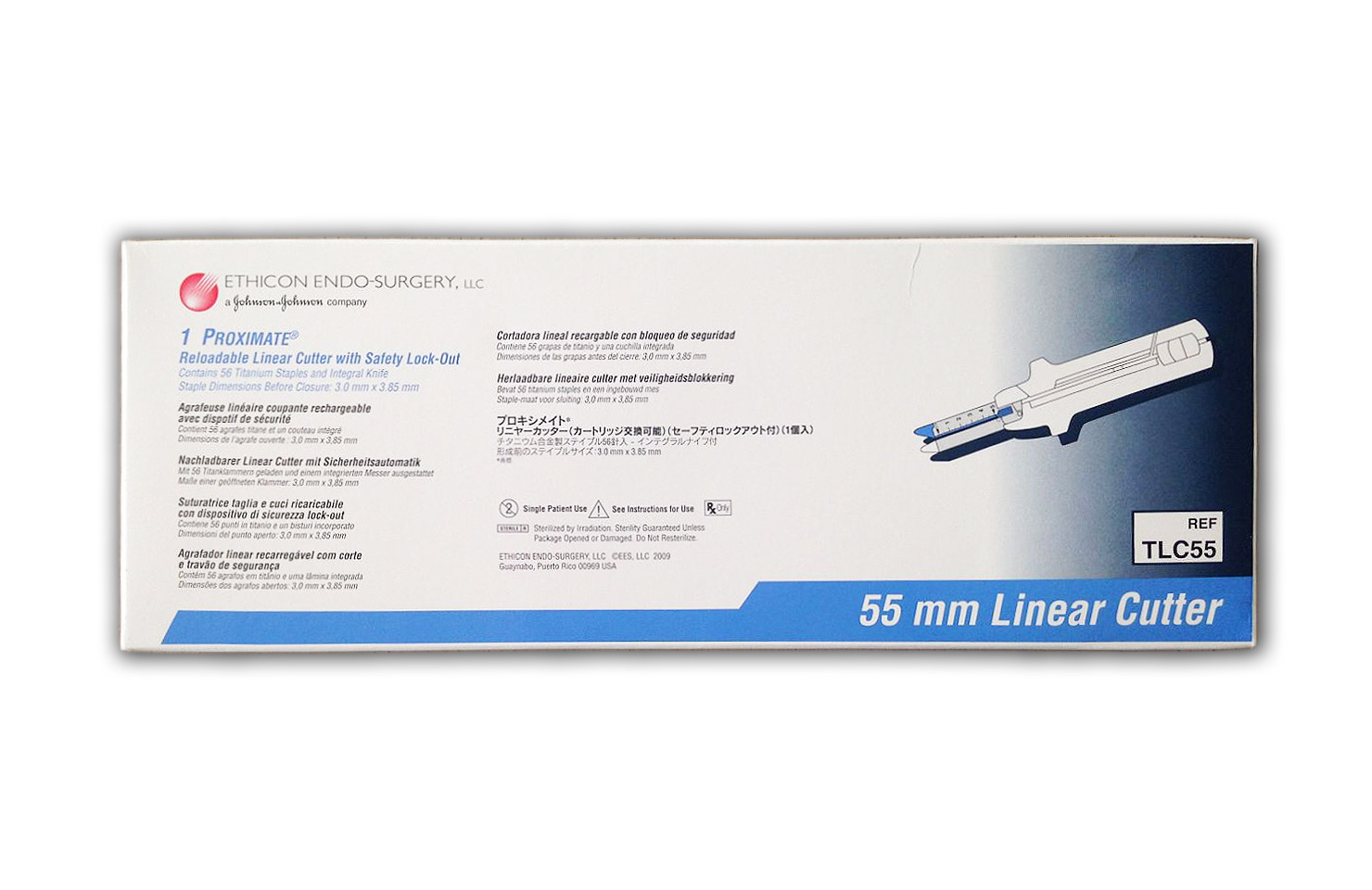 エリコン TLC55 - Ethicon Linear Cutter 55.0mm Each