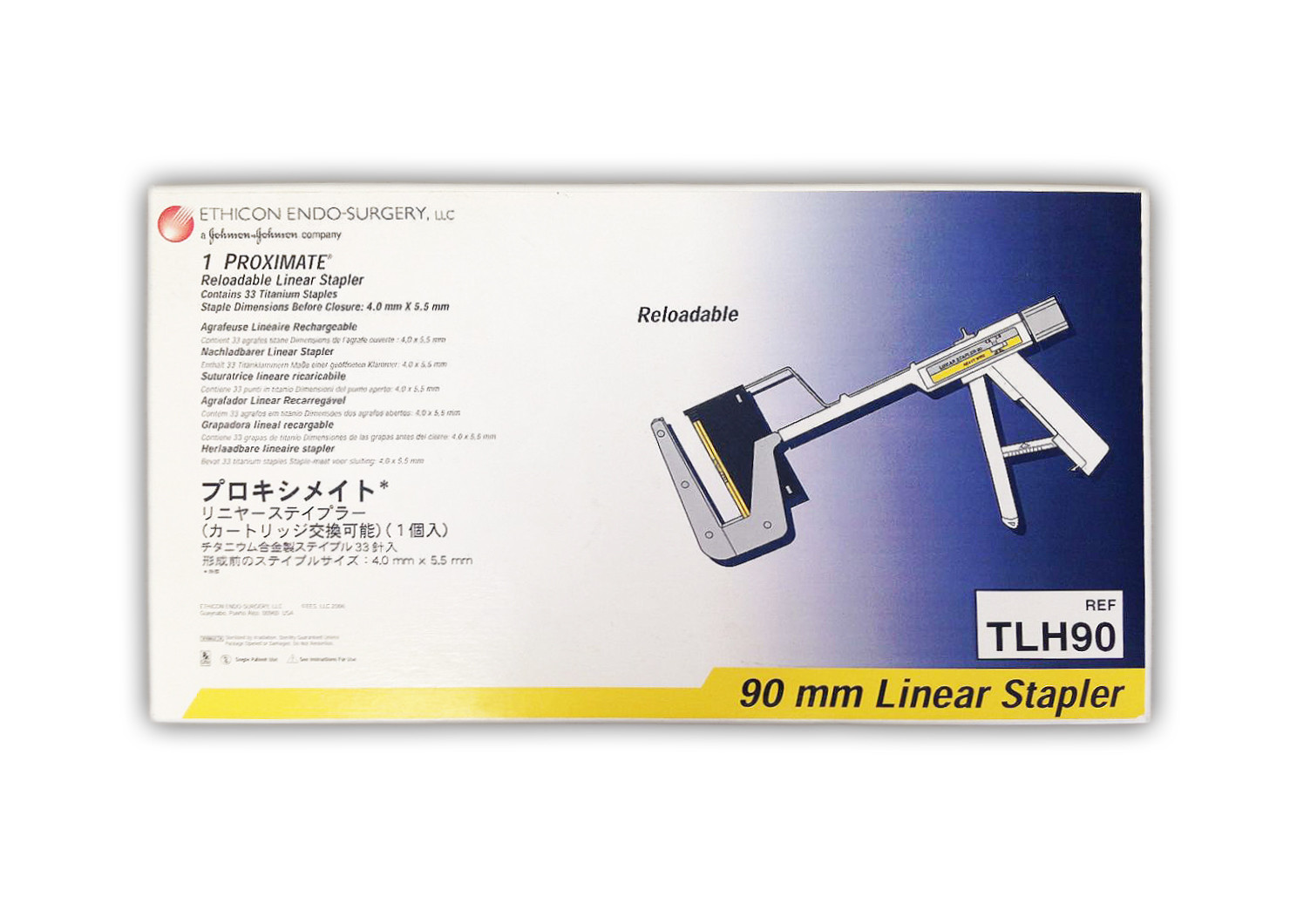 TLH90 - Ethicon Proximate 90mm Linear Stapler, Heavy Wire Each