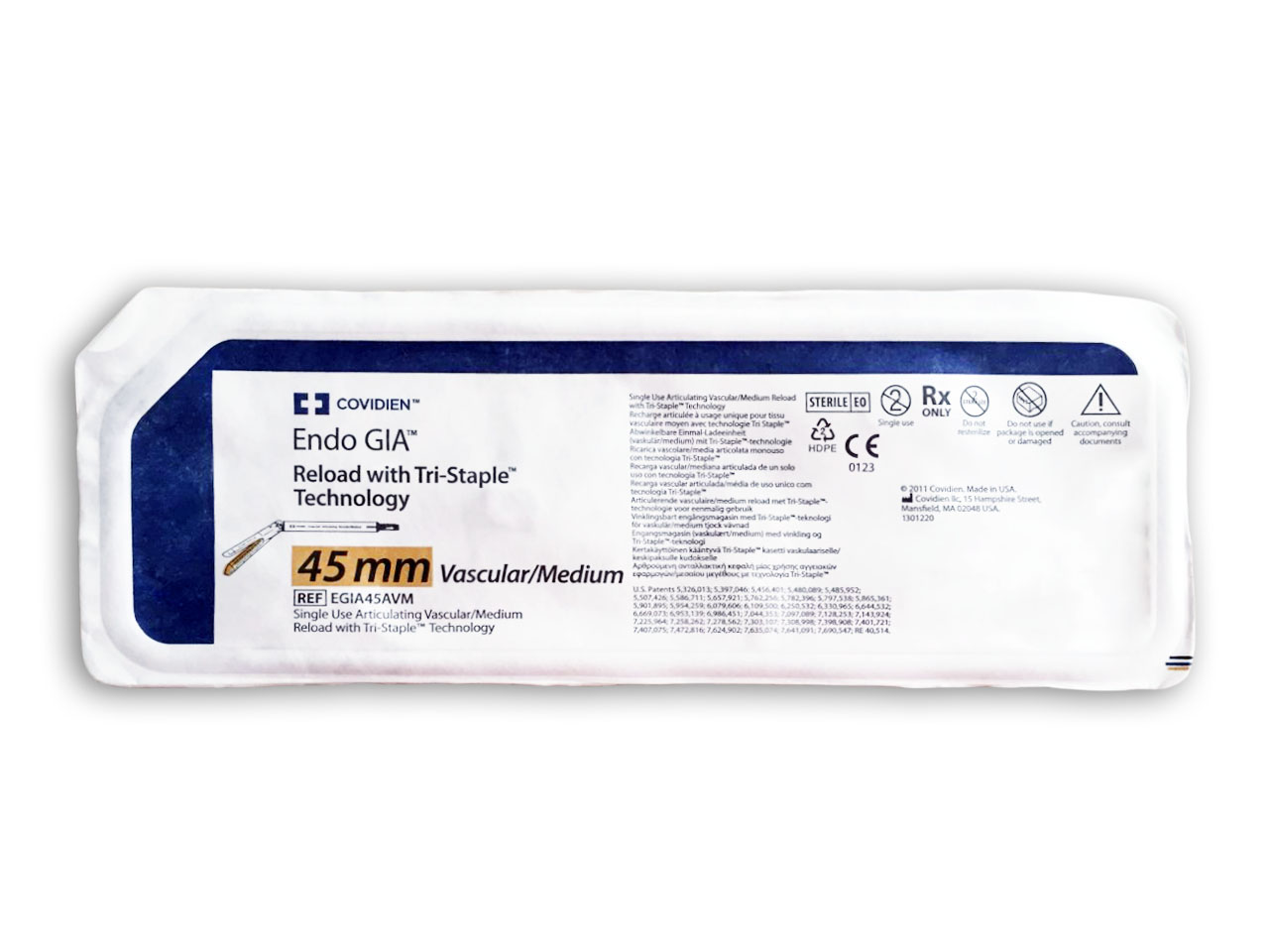 EGIA45AVM - Covidien Endo GIA Reload w/Tri-Staple Technology