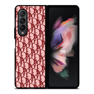 CHRISTIAN DIOR RED CHRISTIAN DIOR PARIS MONOGRAM Samsung Galaxy Z Fold 3 Case Cover CHRISTIAN DIOR RED CHRISTIAN DIOR PARIS MONOGRAM Samsung Galaxy Z Fold 3 Case Cover