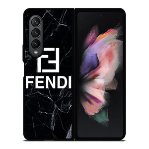 FENDI LOGO BLACK MARBLE Samsung Galaxy Z Fold 3 Case Cover FENDI LOGO BLACK MARBLE Samsung Galaxy Z Fold 3 Case Cover