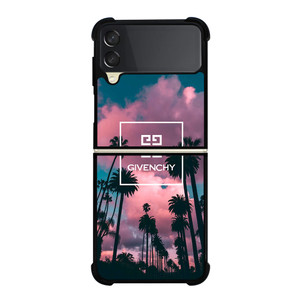 GIVENCHY LOGO PALM TREES Samsung Galaxy Z Flip 3 Case Cover GIVENCHY LOGO PALM TREES Samsung Galaxy Z Flip 3 Case Cover