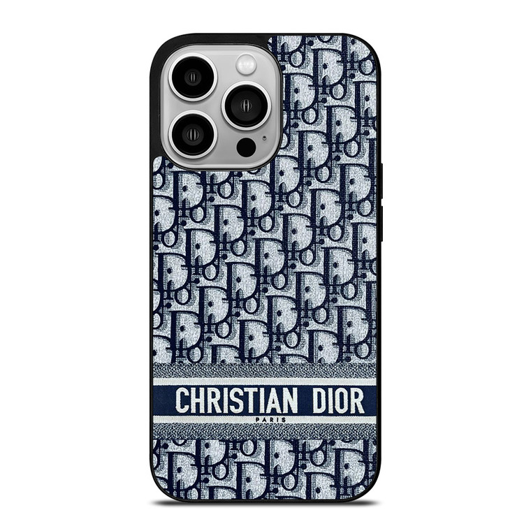 CHRISTIAN DIOR PARIS MONOGRAM iPhone 14 Pro Case Cover