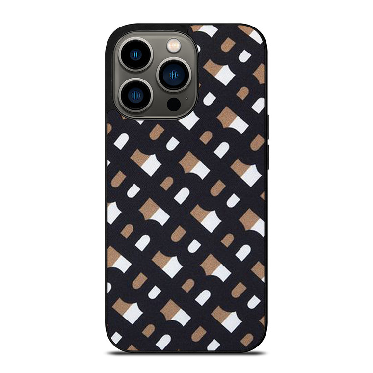 BURBERRY LONDON LOGO FABRIC PATTERN iPhone 13 Pro Case Cover