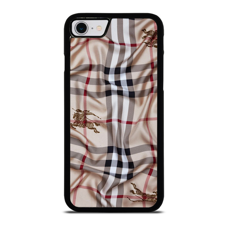 BURBERRY FABRIC iPhone SE 2022 Case Cover