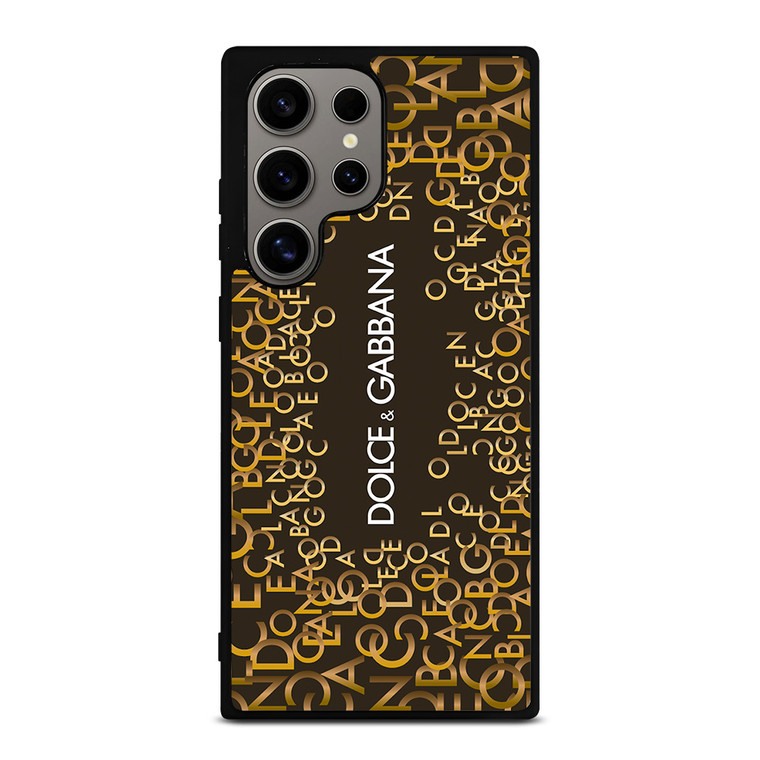 DOLCE AND GABBANA D&G LOGO MONOGRAM Samsung Galaxy S24 Ultra Case Cover