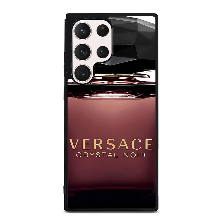 VERSACE PERFUME CRYSTAL NOIR Samsung Galaxy S23 Ultra Case Cover