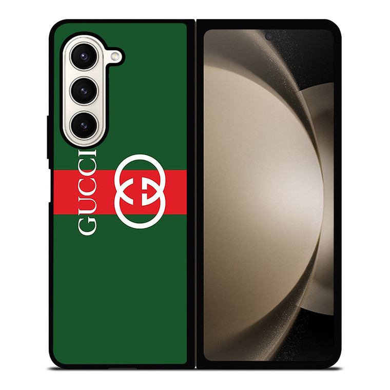GUCCI GREEN ICON LOGO EMBLEM Samsung Galaxy Z Fold 5 Case Cover