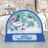 Snow Globe Card Base used with embellishments from the Doodlebug Design Winter Wonderland Paper Collection.