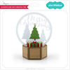 3D Snow Globe Card Christmas Tree