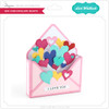 Box Card Envelope Hearts