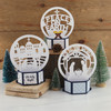 Hexagon Pop Up Card with Tabs Nativity