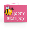 A2 Sliceform Pop Up Card Birthday Bee