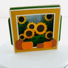 A2 Shadow Box Card Fall Sunflowers