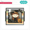 A2 Shadow Box Card Halloween Witch