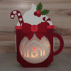 Mug Lighted Shadowbox Decor Nativity