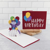 A2 Sliceform Pop Up Card Birthday Hippo