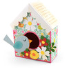 3D Birdhouse With Flowers