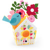 Box Card Birdhouse Flowers 2