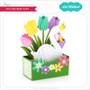 Box Card Swan Tulips