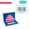 5x7 Tiered Birthday Cake Pop Up Card
